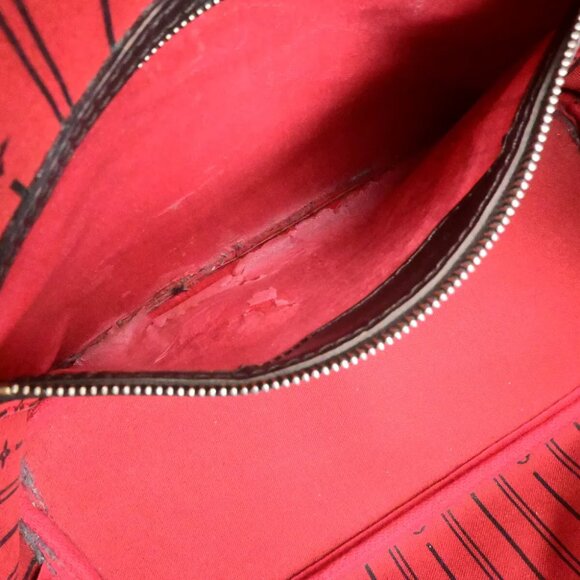 LOUIS VUITTON Neverfull PM Shoulder Tote Bag Damier Leather Brown N51109 93YG762 - Picture 2 of 16